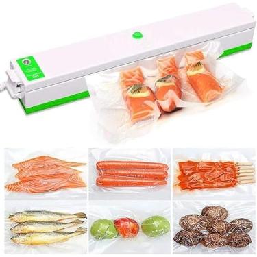 Imagem de Seladora a Vacuo Termica Eletrica Embaladora Alimentos Produtos 220V.