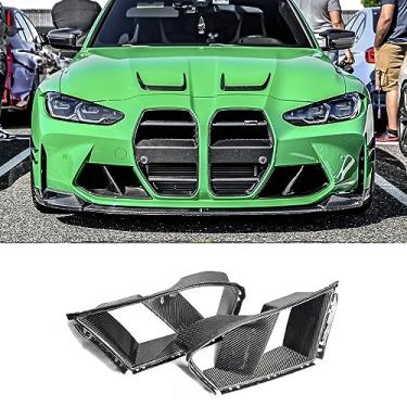 Imagem de MUCCGQ Entradas De Ar Laterais Para-Choque Dianteiro Em Fibra Carbono Para Bmw Série 3 G80 M3 4 G82 G83 M4 2021-2024