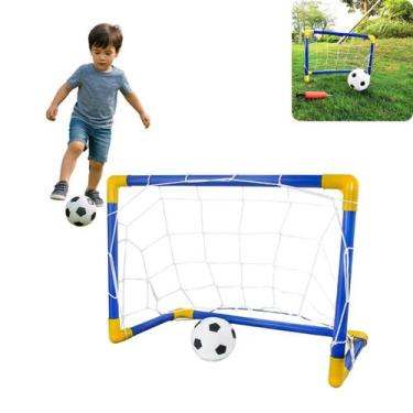 Imagem de Golzinho Traves de Gol Brinquedo Infantil SNH19 Snel Home, Azul, Amare