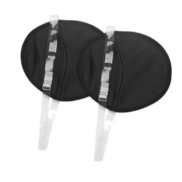 Imagem de ChuYiElegance Pacote com 2 Protetores de Suor para Axilas com Alça de Ombro, Laváveis, Confortáveis, Invisíveis E Absorventes de Suor, Preto