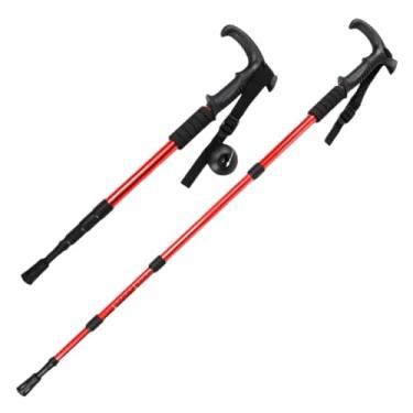 Imagem de Bastão Ajustável Para Trekking, Caminhada, Trilhas Com Ponta De Aço Haste De Alumínio