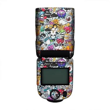 Imagem de V860LL/A, Película protetora para câmera Flash Skin Coat Wrap Adesivo Anti-riscos Acessórios para Godox V860 (feature_two_browse-bin) (Graffiti White)