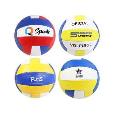 Imagem de Kit 03 Bola De Vôlei Praia Quadra Tamanho Oficial Resistente - Lifesty