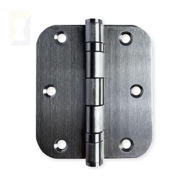 Imagem de Dobradiça Escovada C-redondo Inox Com Rolamento 3 ½ X 3