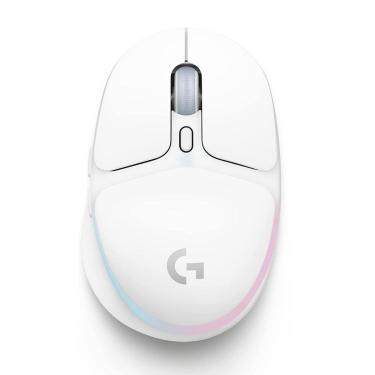 Imagem de Mouse Gamer Logitech G705 - G HUB, 8200dpi, 6 Botões Programaveis, Iluminação RGB Lightsync, Branco-Unissex