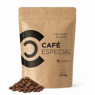 Imagem de Café Especial em Grãos Selecionados - Café Conceito Frutado, Catuaí Vermelho, Mantiqueira de Minas, Grãos Torrados, 250g