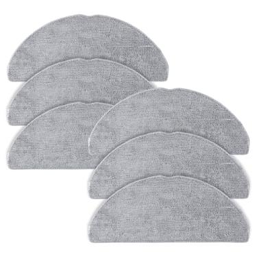 Imagem de VIEWALL Pacote com 6 panos de esfregão de microfibra compatíveis com Roborock Q7 M5 / Q7 M5+ / Q7 L5 / Q7 L5+ robô aspirador de pó, acessórios de substituição reutilizáveis (não para Q7 / Q7 MAX / Q5