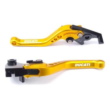 Imagem de Manete Esportivo Ducati Evo Sp Cafe Racer Gravado A Laser - Special Le