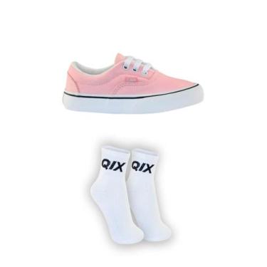Imagem de KIT Tênis QIX Sunset e MEIA QIX Masculino Feminino Macio Causal, 39, R