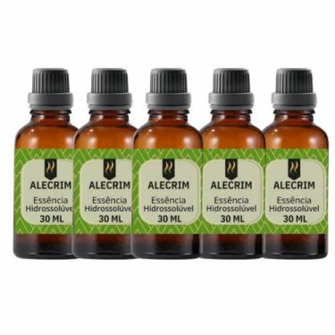 Imagem de Super Kit 5 Essências A Base Água Hidrossolúvel 30ml Difusor - Nattuar