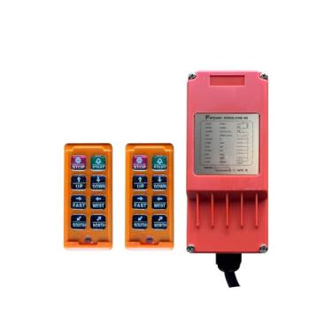 Imagem de Controle remoto industrial F21 COB-6S, 8 botões, interruptores, guindaste, guindaste, controle remoto com dois transmissores e um receptor (transmissor COB-6S 2 12-48V CC)