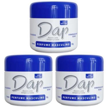 Imagem de Kit 3 Desodorante S/Perfume/Suave/Masculino/Feminino DAP 55g, MASCULIN