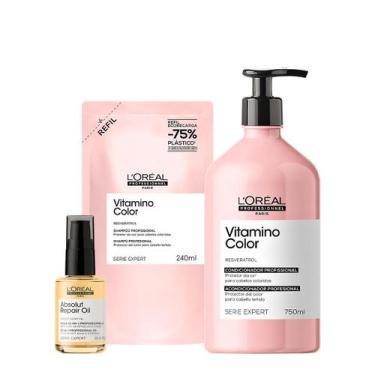 Imagem de Kit L'Oréal Professionnel Vitamino Color Repair Duo Oil (3 produtos)