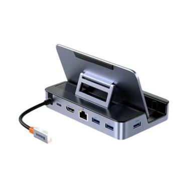 Imagem de Estação De Acoplamento USB C Para Steam Deck Nintendo Switch 4K HDMI R