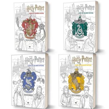 Imagem de Kit De Colorir Harry Potter Casas de Hogwarts - Grifinória + Corvinal 