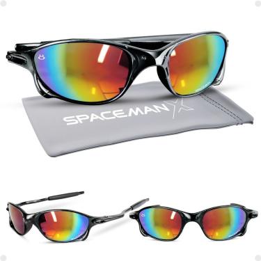 Imagem de Oculos Masculino Verão Proteção Uv Lupa Praia + Case Presente Acetato Original Qualidad...