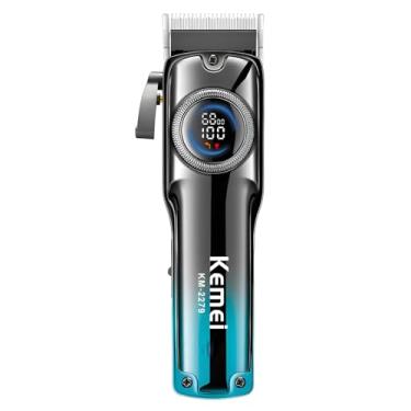 Imagem de Máquina De Cortar Cabelo e Barba aparador de pelos Kemei Km-2279 Profissional Sem Fio