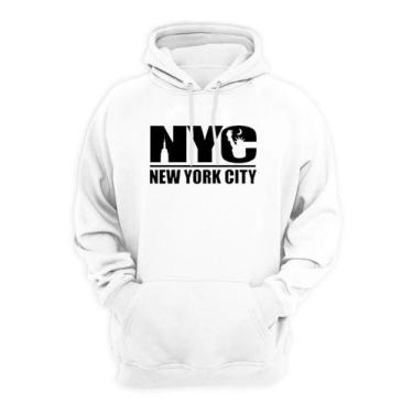 Imagem de Moletom Estampado Flanelado Unissex New York City Com Bolso - lgamn, B