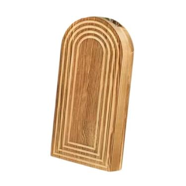 Imagem de IEUDNS Suporte de parede para vasos de madeira, suporte para vasos de madeira para entrada de quarto e banheiro