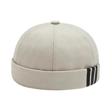 Imagem de Gorro Unissex De Algodão Estilo Docker Retrô Hip Hop Para Verão Ao Ar 