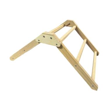 Imagem de Ｂｅｓｇａ Suporte para Poleiro de Galinha, Suporte de Madeira para Poleiro, Suprimentos Antiderrapantes para Galinheiro Externo para Enriquecimento de Aves de Q