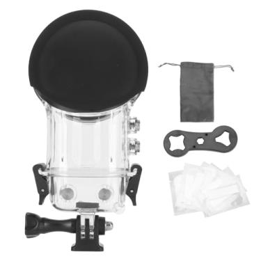 Imagem de Capa de Mergulho para Câmera, Capa Protetora de Mergulho à Prova D'água IPX8 de 164 Pés Com Suporte para Acessórios Insta 360 ONE X3