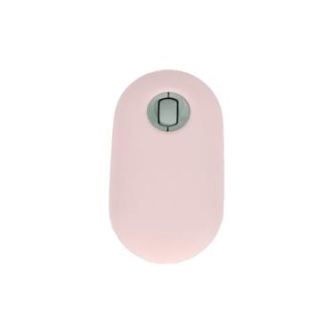 Imagem de LZYDD Capa protetora de borracha para mouse Logitech Pebble M350 M355 i345 (rosa)