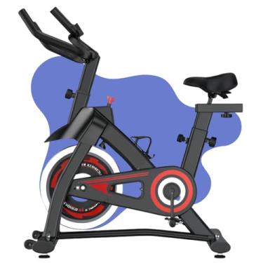Imagem de Bicicleta Spinning Ergométrica P/Exercício Profissional c/Monitor suporta até 150kg Academia 1.90m