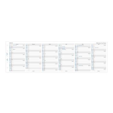 Imagem de Filofax Recarga de calendário diário, tamanho mini, agenda anual vertical, papel branco, inglês, 2026 (C68102-26)