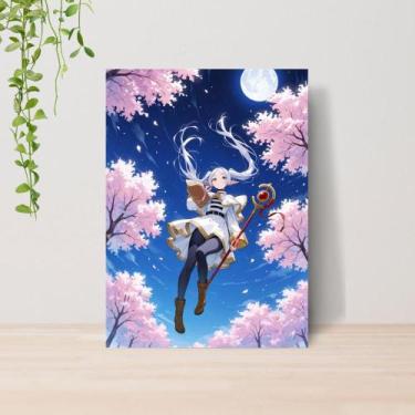 Imagem de Quadro Decorativo Anime Frieren A4  Placa MDF 002 - Lomi Art