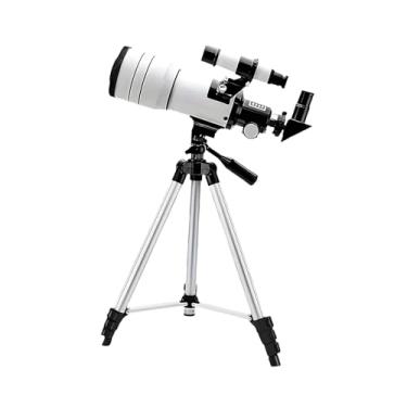 Imagem de KiBcsLic Telescópio para adultos e crianças com adaptador de telefone, presentes para iniciantes em astronomia, localizador de precisão, refrator resistente