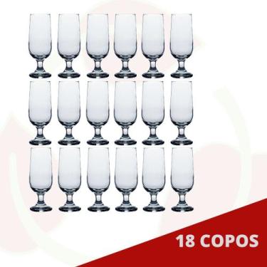 Imagem de 18 Taça de Chopp Vidro Cerveja Drink Coqueteis 300ML - NADIR FIGUEREID