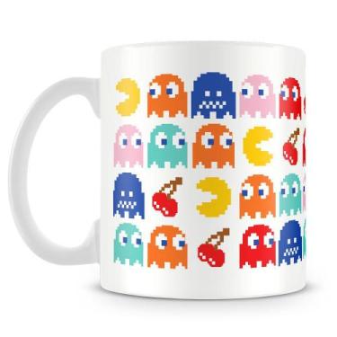 Imagem de Caneca Personalizada Pac Man - Porcelana Brilhante - Amo Canecas