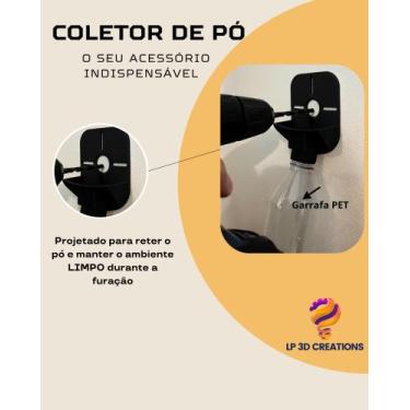 Imagem de Coletor de Pó PROFISSIONAL com rosca para garrafa PET - LP3D CREATIONS
