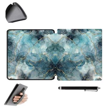 Imagem de GUKSRASO Capa para Kindle Oasis 10ª/9ª Geração (Modelo: CW24WI/S8IN4O) - Compatível com 7 Polegadas, Material TPU à Prova D'água, com Alça de Mão e Caneta Stylus