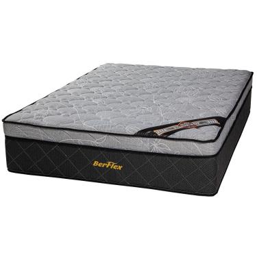 Imagem de Colchao Queen Molas Ensacadas Ortopedico Extra Firme D55 Tipo Latex com Hiper Soft Alto 36cm INMETRO