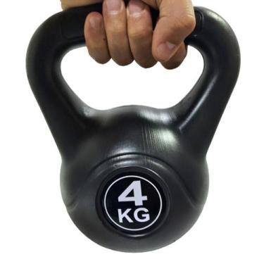 Imagem de Kettlebell Peso 04kg Exercício Funcional Musculação Treino - OCCY