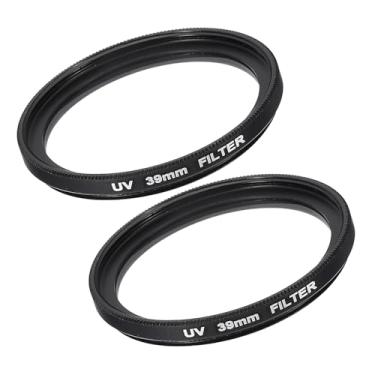 Imagem de Filtro de lente UV Filtro de proteção para câmera com HD de 39 mm resistente a arranhões hidrofóbico para lentes fotográficas de câmera, 2 peças