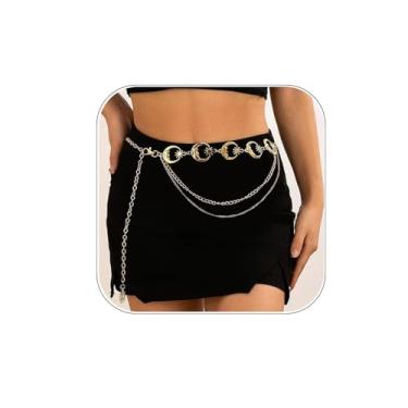 Imagem de Corrente de cintura dourada e lua para mulheres, pingente de sol, cinto de barriga, joias para mulheres, corrente de cintura de sol