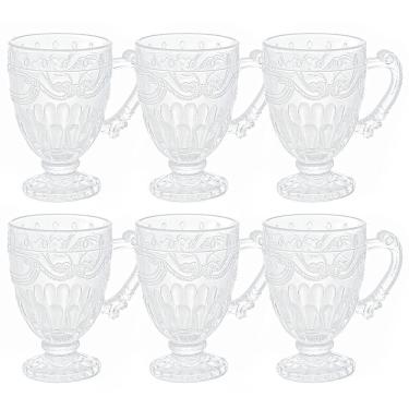 Imagem de Canecas De Cristal Imperial Transparente 190Ml 6 Peças Lyor