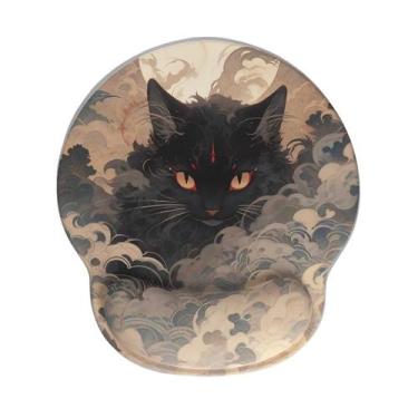 Imagem de Mouse pad com suporte de pulso, espuma viscoelástica ergonômica - yiwe