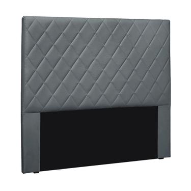 Imagem de Cabeceira King Size 1,95m Givenchy Veludo Cinza Gran Belo