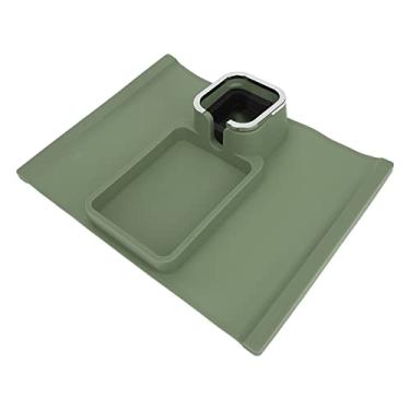 Imagem de Mingzhe Bandeja Ergonômica do Suporte de Copo do Braço do sofá do Silicone para Uso No Escritório (Verde)