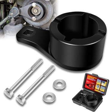 Imagem de Sunluway Para Toyota/Lexus Crankshaft Damper Polia Segurando Titular Ferramenta Harmônica com Parafusos de Manivela, Estojo de Armazenamento