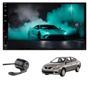 Imagem de Multimídia MP5 Versa 2013 2014 2015 2016 2017 2018 2019 Tela 7P Carplay e Android Auto sem fio + Câmera de ré - ADAK