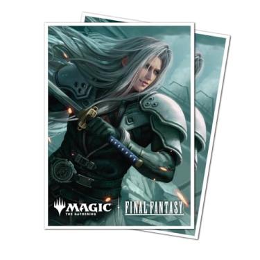 Imagem de Ultra PRO - Final Fantasy x Universes Beyond Sephiroth (Wisnu Tan) 105ct APEX Deck Protector™ Sleeves for Magic: The Gathering | Trading Card Accessories, Collectible Card Game Gear