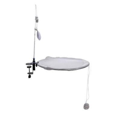 Imagem de Naroote Rede de Mesa para Gatos, Assento de Descanso para Animais de Estimação Em Tecido de Malha Macia Com Poleiro Confortável para Ambientes Internos, Alternativa que Economiza Espaço