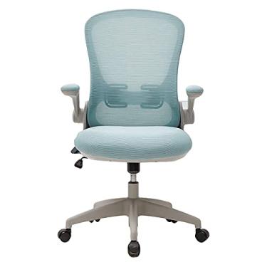 Imagem de Cadeira de escritório de malha cadeira de escritório cadeira de computador cadeira de trabalho cadeira giratória traseira do meio assento cadeira ergonômica para jogos necessária