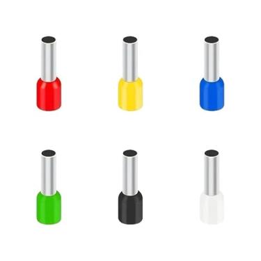 Imagem de VUBBJCRS Kit de terminais de crimpagem de terminais de terminação com isolamento de fio elétrico VE Terminal (300 peças na caixa)
