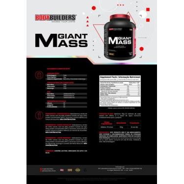 Imagem de Kit 4X Giant Mass 3Kg - Bodybuilders